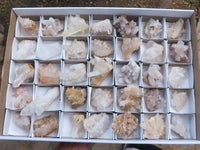 Natural Small Mixed Quartz Clusters  x 35 From Madagascar - TopRock