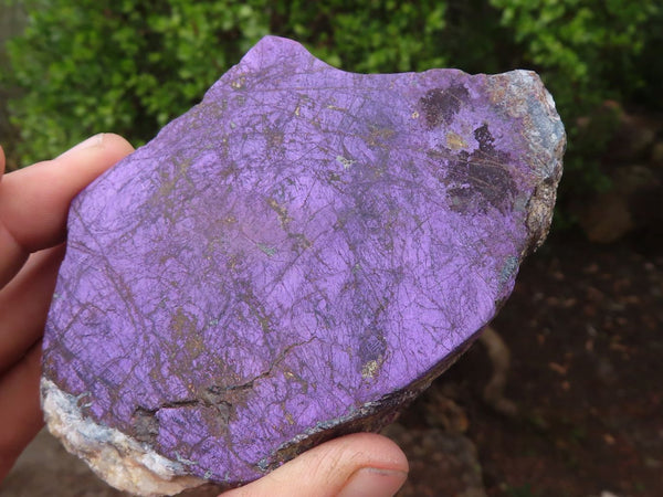 Polished Metallic Purpurite Free Forms With Matte Finish x 6 From Erongo, Namibia - Toprock Gemstones and Minerals 