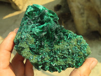 Natural Chatoyant Silky Malachite Specimens  x 3 From Kasompe, Congo