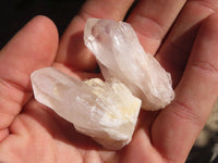 Natural Single Sugar Quartz Crystals x 70 From Madagascar