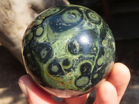 Polished Stromatolite / Kambamba Jasper Spheres  x 2 From Katsepy, Madagascar - Toprock Gemstones and Minerals 