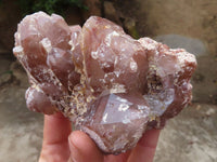 Natural Red Hematoid Quartz Clusters x 2 From Karoi, Zimbabwe