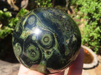 Polished Stromatolite / Kambamba Jasper Spheres  x 2 From Katsepy, Madagascar - Toprock Gemstones and Minerals 