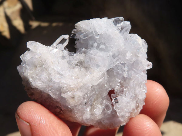 Natural Blue Celestite Crystal Specimens  x 12 From Sakoany, Madagascar