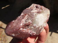 Natural Red Hematoid Phantom Quartz Specimens x 6 From Karoi, Zimbabwe