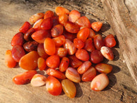 Polished  Carnelian Agate Tumble Stones  x 1 Kg Lot From Madagascar