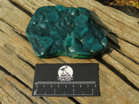 Polished Malachite Free Forms x 3 From Kolwezi, Congo