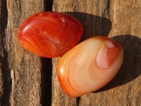 Polished  Carnelian Agate Tumble Stones  x 1 Kg Lot From Madagascar