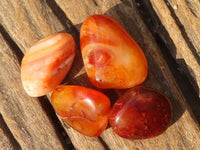 Polished  Carnelian Agate Tumble Stones  x 1 Kg Lot From Madagascar