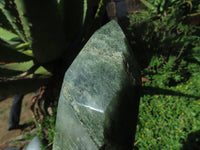 Polished Banded Green Fuchsite Crystal Points x 3 From Madagascar - TopRock