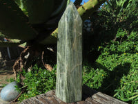 Polished Banded Green Fuchsite Crystal Points x 3 From Madagascar - TopRock