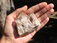 Natural Cascading White Phantom Smokey Quartz Clusters  x 6 From Luena, Congo - Toprock Gemstones and Minerals 