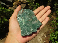 Natural Cobbed Green Jade Specimens  x 12 From Swaziland - Toprock Gemstones and Minerals 