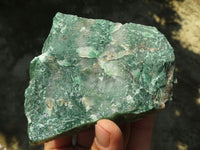 Natural Cobbed Green Jade Specimens  x 12 From Swaziland - Toprock Gemstones and Minerals 