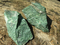 Natural Cobbed Green Jade Specimens  x 12 From Swaziland - Toprock Gemstones and Minerals 