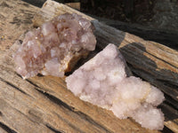 Natural Spirit Cactus Flower Quartz Specimens x 4 From Boekenhouthoek, South Africa