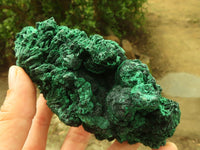 Natural Chatoyant Silky Malachite Specimens  x 2 From Congo - Toprock Gemstones and Minerals 