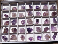 Polished Mixed Selection Of Mini Amethyst Crystals  x 35 From Akansobe, Madagascar - TopRock