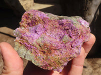 Natural Stichtite & Serpentine Rough Specimens  x 4 From Barberton, South Africa - Toprock Gemstones and Minerals 