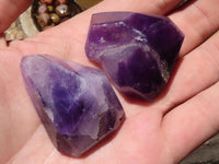 Polished Mixed Selection Of Mini Amethyst Crystals  x 35 From Akansobe, Madagascar - TopRock