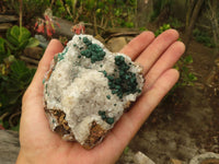 Natural Rare Ball Malachite On Drusi Quartz & Dolomite Matrix  x 2 From Kambove, Congo - Toprock Gemstones and Minerals 