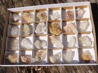 Natural Small Mixed Quartz Clusters  x 24 From Madagascar - TopRock