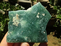 Natural Emerald Mtorolite / Chrome Chrysoprase Plates  x 12 From Mutorashanga, Zimbabwe - TopRock