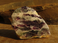 Polished Watermelon Fluorite Slices  x 12 From Namibia