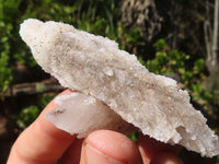 Natural Drusi Quartz Coated Calcite Spearhead Crystals  x 12 From Alberts Mountain, Lesotho - Toprock Gemstones and Minerals 