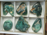 Polished Emerald Mtorolite / Chrome Chrysoprase Plates x 7 From Mutorashanga, Zimbabwe - TopRock