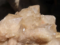 Natural White Phantom Smokey Quartz Clusters  x 2 From Luena, Congo - Toprock Gemstones and Minerals 