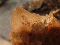 Natural Cascading White Phantom Smokey Quartz Clusters x 3 From Luena, Congo