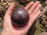 Polished Pyrope Matrix Garnet Spheres  x 6 From Madagascar - TopRock