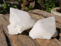 Natural Highly Selected White Quartz Specimens  x 12 From Madagascar - Toprock Gemstones and Minerals 