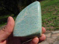 Polished Blue Kobi Amazonite Free Forms x 6 From Zimbabwe - TopRock