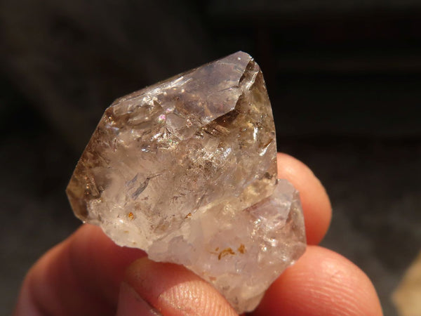 Natural Smokey Window Brandberg Quartz Crystals x 35 From Brandberg, Namibia