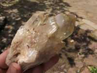 Natural Cascading Smokey Phantom Quartz Clusters  x 3 From Luena, Congo - TopRock