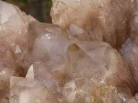 Natural Cascading Smokey Quartz Clusters x 2 From Luena, Congo