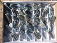 Natural Single Blue Kyanite Crystals  x 35 From Karoi, Zimbabwe - Toprock Gemstones and Minerals 