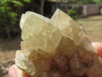 Natural Cascading Smokey Phantom Quartz Clusters  x 3 From Luena, Congo - TopRock