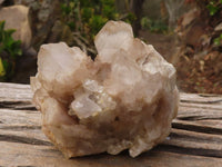 Natural Cascading Smokey Quartz Clusters x 2 From Luena, Congo