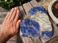 Polished Large Blue Sodalite Slab  x 1 From Namibia - Toprock Gemstones and Minerals 