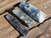 Natural Single Blue Kyanite Crystals  x 35 From Karoi, Zimbabwe - Toprock Gemstones and Minerals 