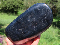 Polished Black Tourmaline Standing Free Form x 1 From Madagascar - TopRock