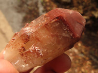 Natural Red Hematoid Quartz Specimens x 24 From Karoi, Zimbabwe