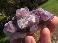 Natural Mixed Selection Of Spirit Quartz Clusters x 12 From Boekenhouthoek, South Africa - TopRock