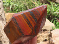 Polished Banded Tiger Iron Stone Points x 6 From Northern Cape, South Africa - TopRock