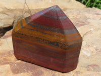 Polished Banded Tiger Iron Stone Points x 6 From Northern Cape, South Africa - TopRock