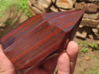 Polished Banded Tiger Iron Stone Points x 6 From Northern Cape, South Africa - TopRock