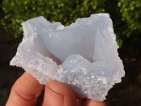 Natural Etched Blue Chalcedony Specimens  x 35 From Nsanje, Malawi